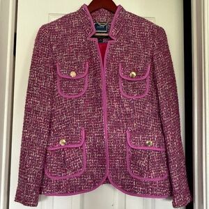 J Crew tweed blazer size 14